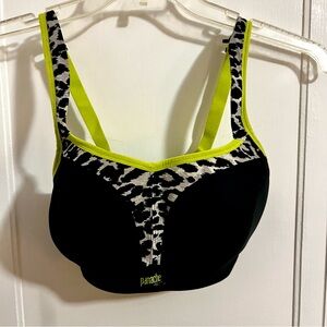 Panache Black and Neon Sports Bra
